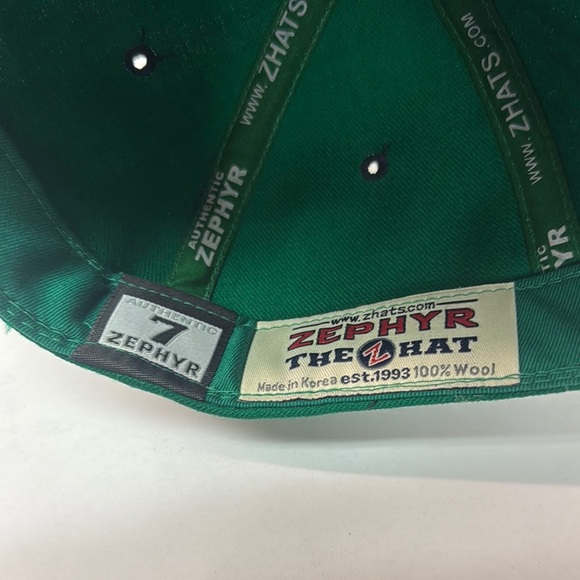 Notre Dame Fighting Irish Hat Cap Mens Fitted 7 3/8 Green NCAA Football - Picture 6 of 7